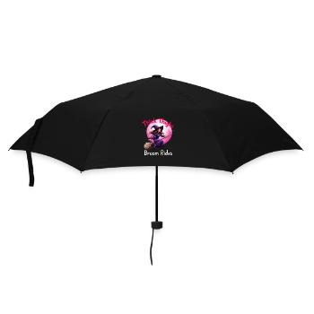 Dicke Oberschenkel Halloween Besen Reiten Spaß Hexenkunst - Regenschirm (klein) - Schwarz - Vorne