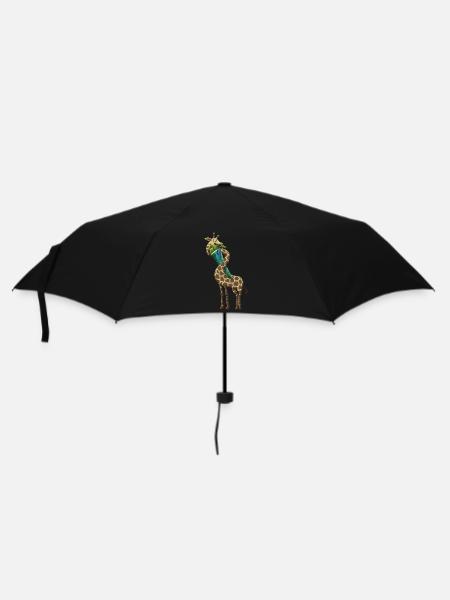 Giraffe school cone - Umbrella (small) - black