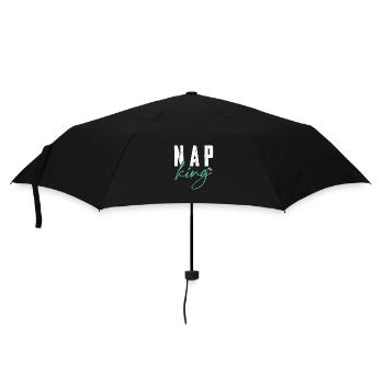 schlaf könig - Regenschirm (klein) - Schwarz - Vorne