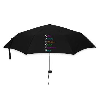 CANCER Calme Adorable Nostalgique Créatif - Parapluie standard - noir - Devant