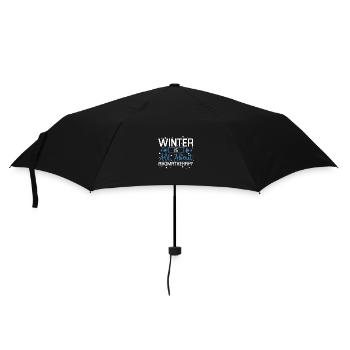 Winter Is All About Aromatherapy Bliss - Umbrella (small) - black - Front
