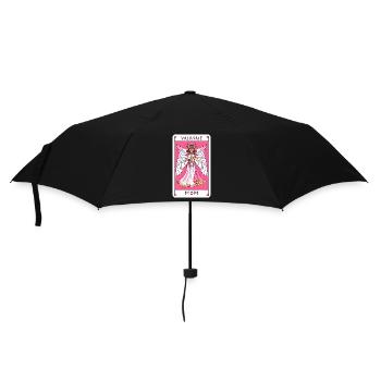 Valkyrie Mom Viking Card - Umbrella (small) - black - Front