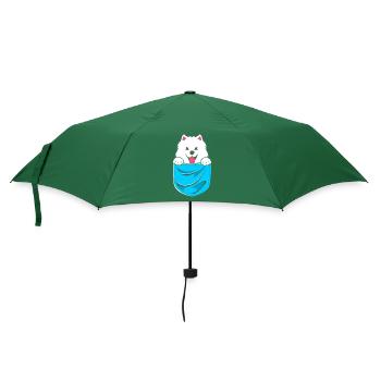 Samojede - Regenschirm (klein) - Flaschengrün - Vorne