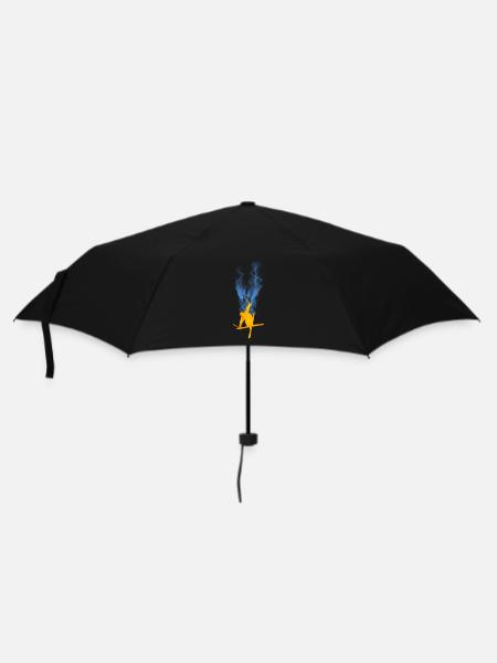 Flamme de ski acrobatique - Parapluie standard - noir