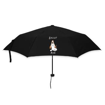 Basset Hound Mama I Dog Mama I Dogs Mistress - Umbrella (small) - black - Front