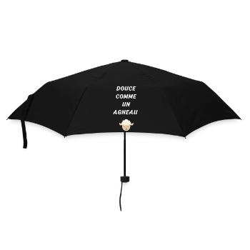 Douce comme un agneau - Parapluie standard - noir - Devant