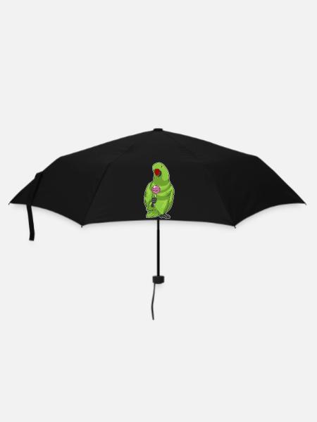 Papagei Lutscher - Regenschirm (klein) - Schwarz