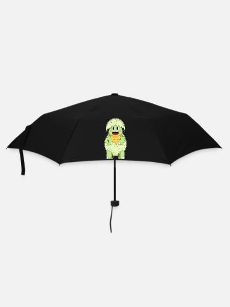 Schildkröte Eierschale - Regenschirm (klein) - Schwarz