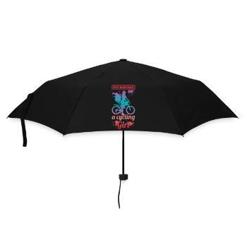 Ne sous-estimez jamais une cycliste - Parapluie standard - noir - Devant