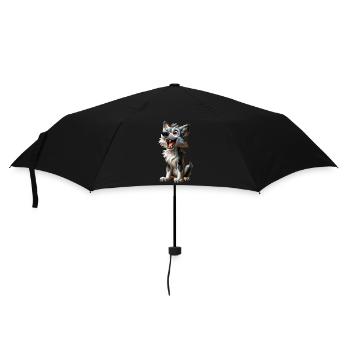 Toons #lovely loup gris - Parapluie standard - noir - Devant