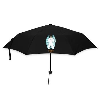 Ange gardien - Parapluie standard - noir - Devant