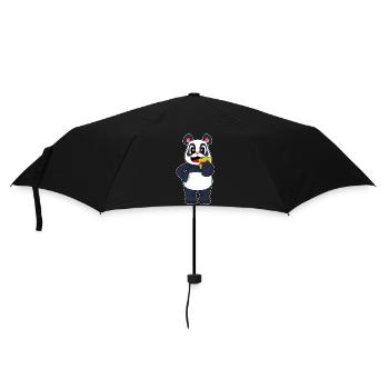 Cartes de poker Panda Poker - Parapluie standard - noir - Devant