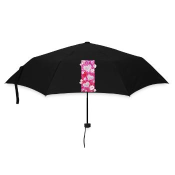 Almond Blossom Hearts - Sonja Ariel von Staden - Umbrella (small) - black - Front
