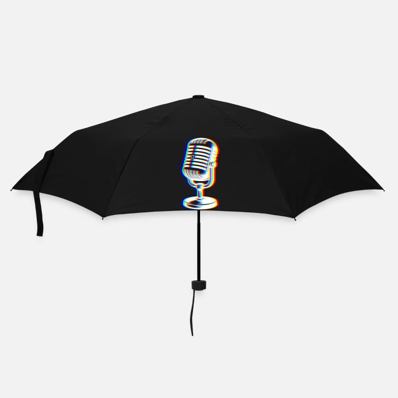Glitch Microphone – Sound Art - Umbrella (small) - black