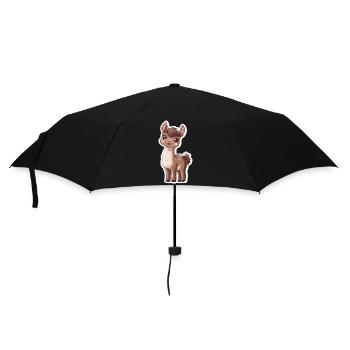 Lama Alpaga Lama Lama Cadeau Animal - Parapluie standard - noir - Devant