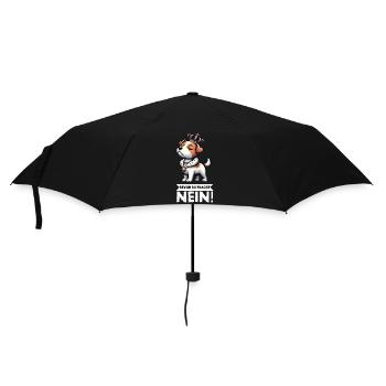 Avant que vous ne demandiez Jack Russel Terrier Jackie Terrier - Parapluie standard - noir - Devant