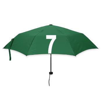 7 Nummern - Regenschirm (klein) - Flaschengrün - Vorne