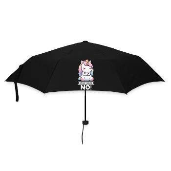 Avant que vous ne demandiez, pas de licorne licorne fan de licorne - Parapluie standard - noir - Devant