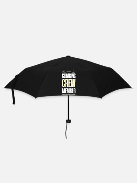 Climbing Crew - Regenschirm (klein) - Schwarz