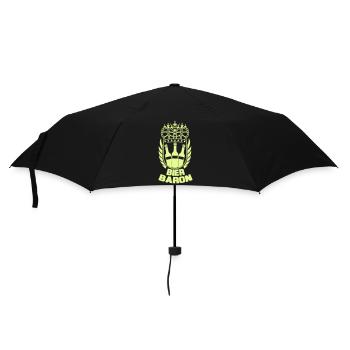 Bier Baron Kronenlogo - Regenschirm (klein) - Schwarz - Vorne