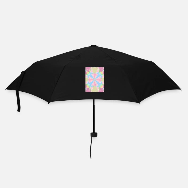 Regenbogen - Regenschirm (klein) - Schwarz