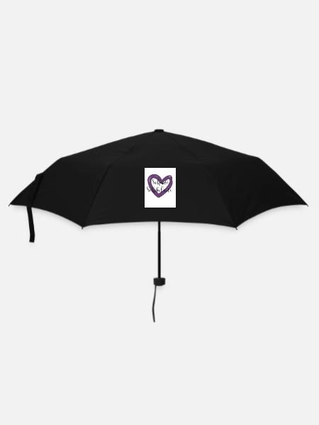 Schade Schokolade - Regenschirm (klein) - Schwarz
