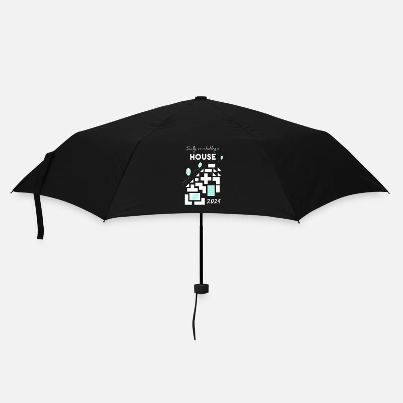 building a house home - Umbrella (small) - black