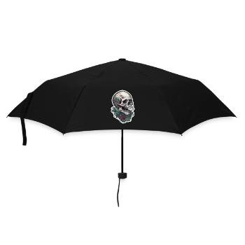 Conception de crâne d’impression de tatouage - Parapluie standard - noir - Devant