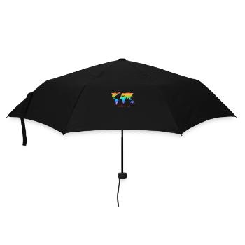 Liebe>Hass. Liebe für alle. - Regenschirm (klein) - Schwarz - Vorne