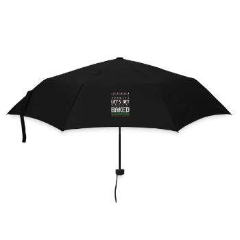 LASS UNS GEBACKEN WERDEN - Regenschirm (klein) - Schwarz - Vorne