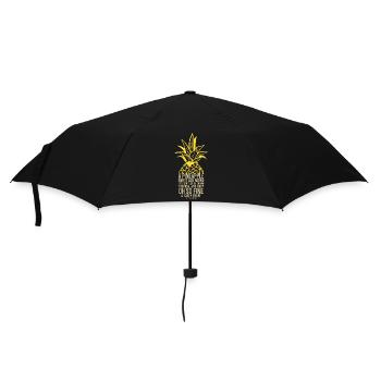 Pineapple Fruit Food Fruit Cooking Poem Gift - Umbrella (small) - black - Front