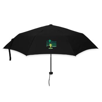C’est mon anniversaire! Drôle de grenouille - Parapluie standard - noir - Devant
