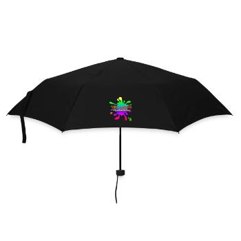 Life's a sketch - draw outside the lines - Umbrella (small) - black - Front