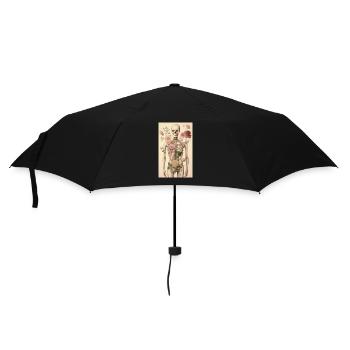Beau squelette d’os - Parapluie standard - noir - Devant