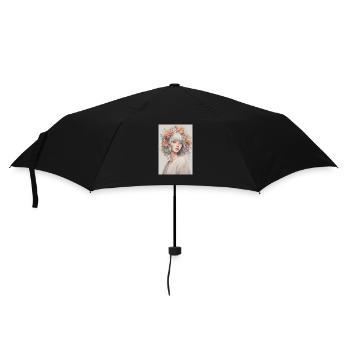 Flower Girl - Umbrella (small) - black - Front
