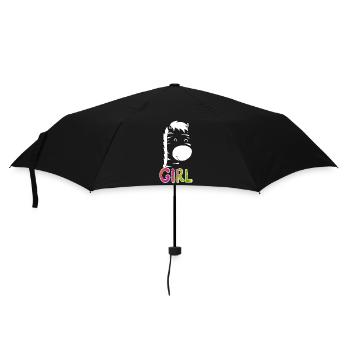 Girl Tagesoutfit Weihnachtsgeschenk - Regenschirm (klein) - Schwarz - Vorne