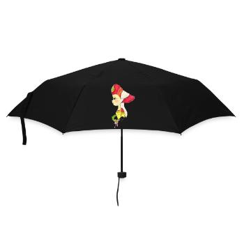 Edeldame 2 - Regenschirm (klein) - Schwarz - Vorne