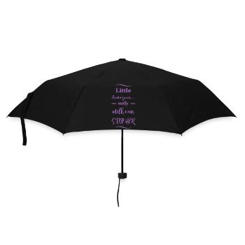 Drama Queen Babysprüche - Regenschirm (klein) - Schwarz - Vorne