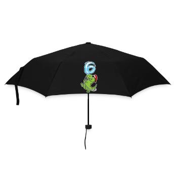 6e anniversaire dinosaure - Parapluie standard - noir - Devant