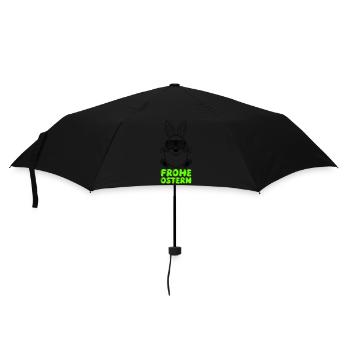 frohe ostern - Regenschirm (klein) - Schwarz - Vorne