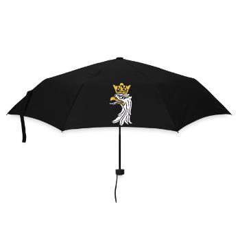 Polen Landesfarben Flagge Heimat Tradition - Regenschirm (klein) - Schwarz - Vorne