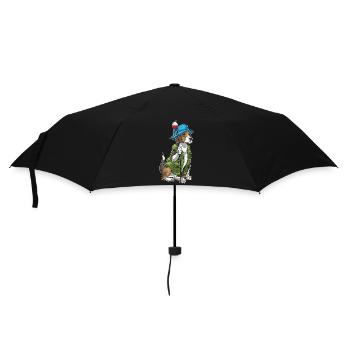 Canne à pêche pour pêche de pêche pour pêcheurs de pêche - Parapluie standard - noir - Devant