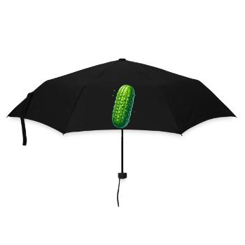 Cornichon lumineux - Parapluie standard - noir - Devant