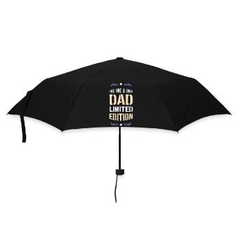 Einziger Papa Limited Edition - Regenschirm (klein) - Schwarz - Vorne