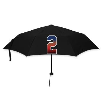2 - Parapluie standard - noir - Devant