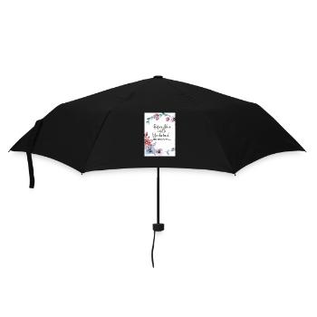 Before Alice went to Wonderland - Umbrella (small) - black - Front