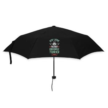 I love my Airedale Terrier - Umbrella (small) - black - Front