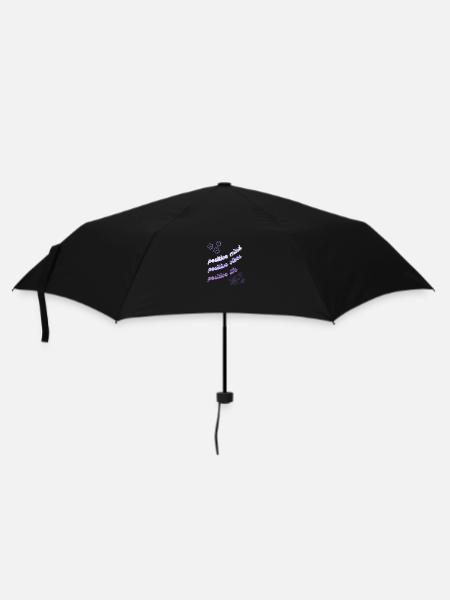 Positive mind, positive vibes, positive life - Regenschirm (klein) - Schwarz