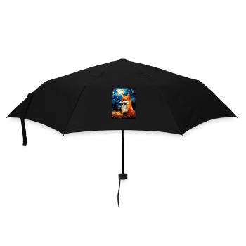 Fox Van Gogh Style - Parapluie standard - noir - Devant