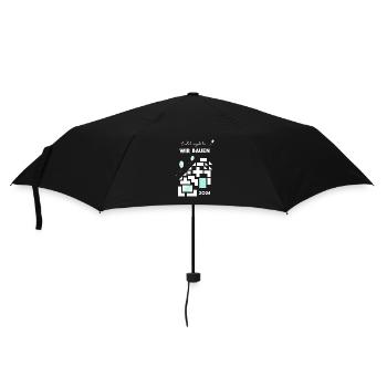we build houses - Umbrella (small) - black - Front